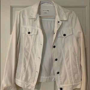Rag & Bone white denim jacket